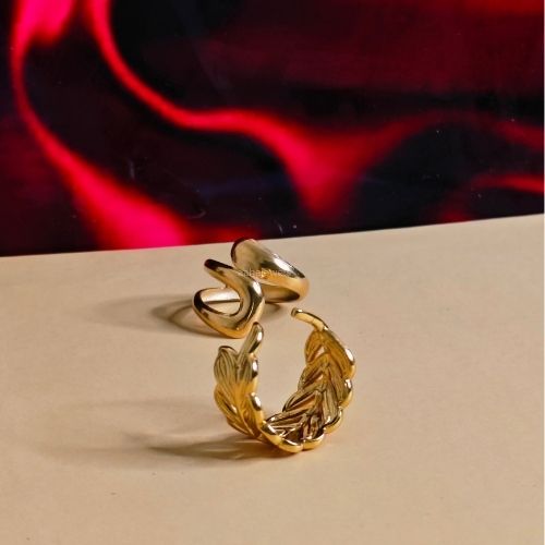 Anti Tarnish Adjustable Rings Combo (Pack of 2)