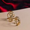 Anti Tarnish Adjustable Rings Combo (Pack of 2)